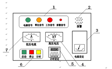 轻型试验变压器控制箱/台结构 华电美伦